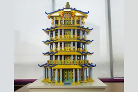 用6万个积木零件打造的智能“黄鹤楼”，原来这样也可以玩转AI