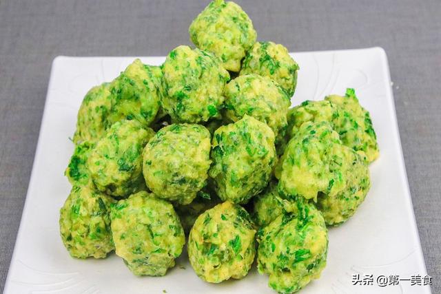 素丸子最正确做法，全程不加水、外焦里软不油腻，既当零食又当菜