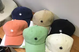 [网红刺绣树叶鸭舌帽只要5.85������ 速度撸图片