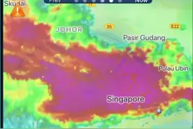 新加坡狂下豪雨，多处变汪洋，瞬间“入冬”图片