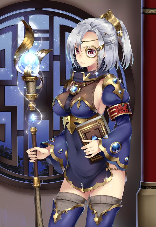 唯美国漫风格《三国罗曼史》游戏卡牌高清原画 女性版三国人物欣赏