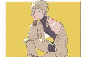 画师大佬绘制不一样的JOJO同人，肌肉都没了，样子还挺阴柔图片