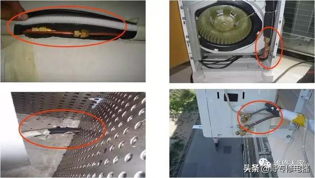 外机高于内机空调的连接管长大于10米,每隔6米一定要留回油弯