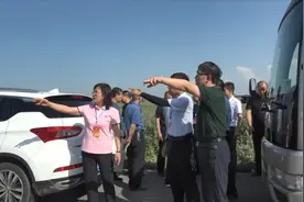 市人大代表视察国道307线汾阳市过境改线工程建设情况图片