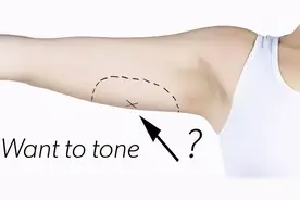 简单高效瘦手臂的动作，每天10分钟，消除拜拜肉告别蝴蝶袖图片