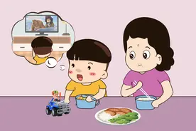 孩子吃饭边吃边玩，这些危害可不能忽视，四招教你杜绝他的坏习惯图片