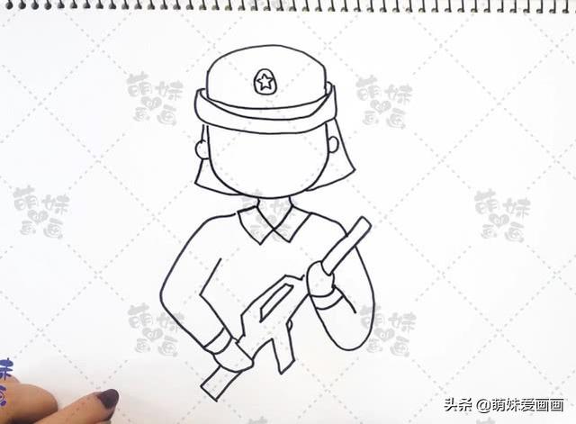 国庆节学画卡通人物简笔画，你喜欢哪一个呢？