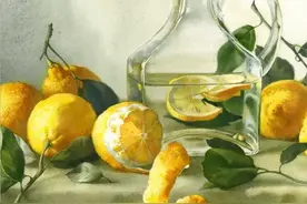 水彩静物干货分享，构图方法与技巧很重要，万变不离其宗图片