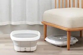 可以折叠的足浴盆，一键恒温加热还可以按摩，时刻享有脚下的幸福图片