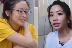 34岁袁咏琳素颜曝光差别大，皮肤有点黑是单眼皮？但很有少女感图片