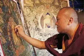 见过这么小的唐卡吗？图片