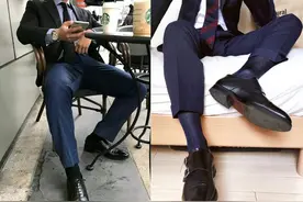 男士丝袜怎么挑？除了看正装搭配，关键还得看这两点图片