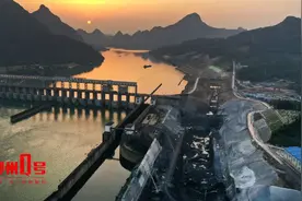 红花二线船闸加快推进，明年实现通航！图片