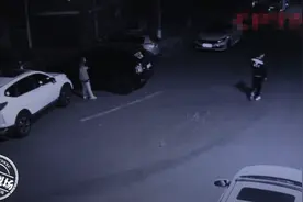 情侣深夜出门，在小区里来回溜达，有人发现不对劲了图片