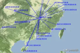 宜春明月山机场2020年冬春季航线地图图片