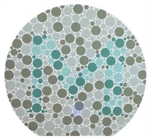 5张色盲色弱检测,能看到6个大写英文字母,才是2020年最靓的仔