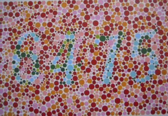 体检红绿色盲测试图答案,6张色盲检测图,全部看出来才不是色盲,你能看