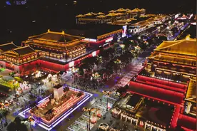 西安大唐不夜城高清摄影图片