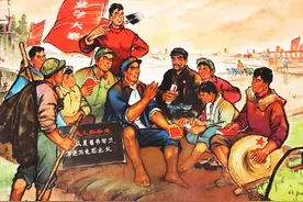 修复、解读几幅农民社员们辛勤劳动的年画、宣传画，至今热情高涨图片