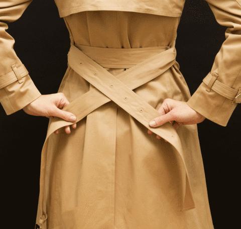 为什么你的风衣穿不出时髦来?原因在于腰带打结,最全的腰带系法