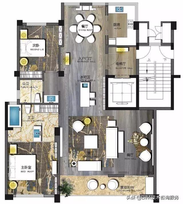 110平面方案优化（一个110㎡户型）