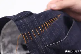 裤子裤腰大了不要扔！不用剪不用拆，教你轻松收裤腰，方法太棒了图片