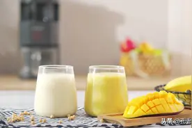 九阳不用手洗破壁机食谱——芒果香蕉奶昔【孔老师教做菜】图片