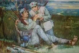 长征路上的七根火柴图片