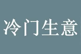 夹缝中的没人注意的小生意也有乾坤图片