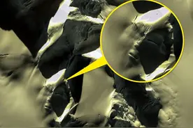 谷歌地图上发现10个神奇地方，南极洲出现外星人面孔图片