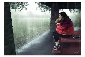 单身狗和单身“狗”——插画师yaoyao图片