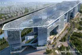 建筑结构丨揭秘！长1500m、宽126m的钢铝合金组合空中云廊屋盖如何安装？图片