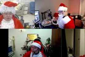 夕阳红五黑圣诞装？大司马PDD的COS笑疼你肚皮图片