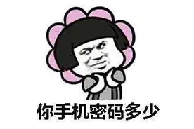 你手机密码多少？图片