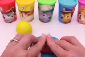 亲子互动：软泥做做汪汪队路马小吊车视频封面