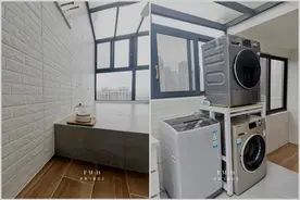 相比较一楼带院子，我宁愿选顶层带露台，装玻璃洗衣房，多赚10㎡图片