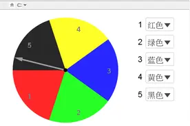 教你用GeoGebra做转盘，可设置区域数、颜色，还可自动转图片