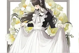 动漫女仆装，女仆长裙最棒了图片