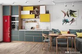 北京小夫妻48㎡的婚房，穷装只刷大白墙不吊顶，干净舒适有格调图片