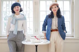 不显老、也不装嫩，三木母女的“无龄感”春季穿搭，气质太好了图片