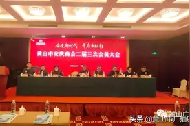 黄山市安庆商会举行二届三次会员大会图片