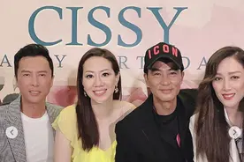 甄子丹17岁女儿发育好，身高近1米7大长腿，吕良伟儿子喜欢她图片