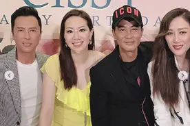 甄子丹17岁女儿发育好，身高近1米7大长腿，吕良伟儿子喜欢她图片