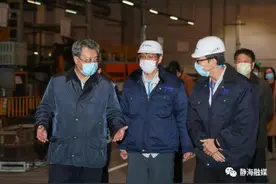 静海区委书记蔺雪峰深入外资企业检查调研疫情防控和复工复产工作图片