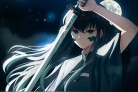 鬼灭之刃—如朝霞般短暂，如晚霞般绚烂，霞柱无一郎的终结之战图片