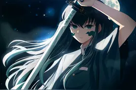 鬼灭之刃—如朝霞般短暂，如晚霞般绚烂，霞柱无一郎的终结之战图片