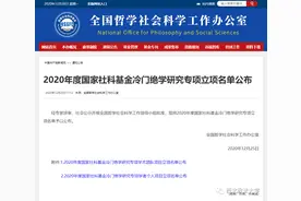 牛！国家社科基金冷门绝学项目零突破！图片