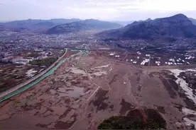 春季济南卧虎山水库干枯？原来是在办大事图片