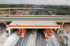 16小时！润扬集团京沪高速桥梁拆除完成图片