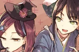 《弹丸论破》茶柱转子X梦野秘密子，动漫全面屏CP壁纸图片